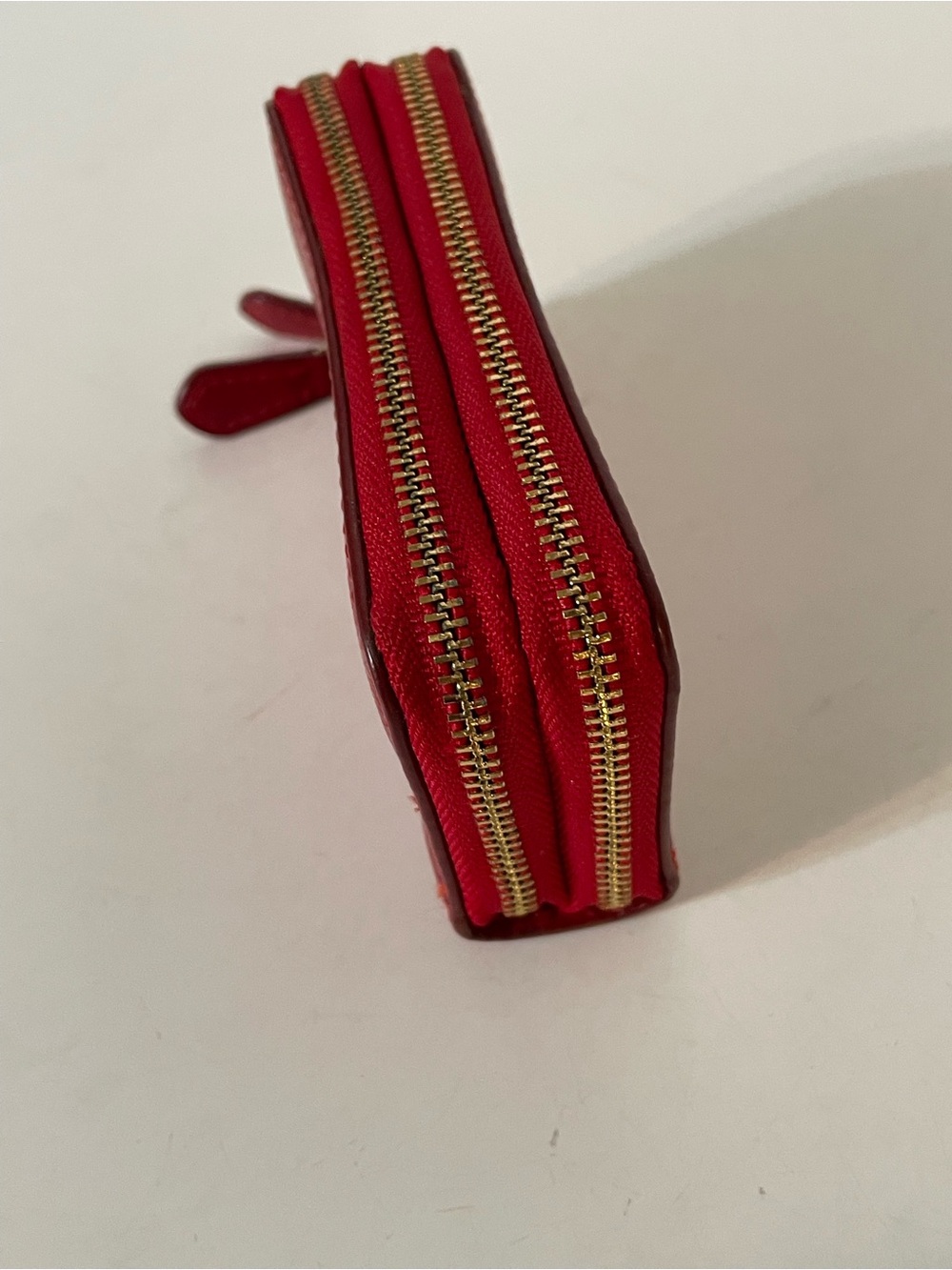 Coach Small Two Zip Wallet in Red - Picture 3 of 9